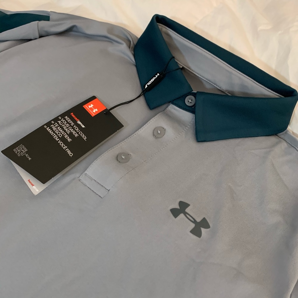 UA Men’s Playoff Golf Polo, Size Small NEW